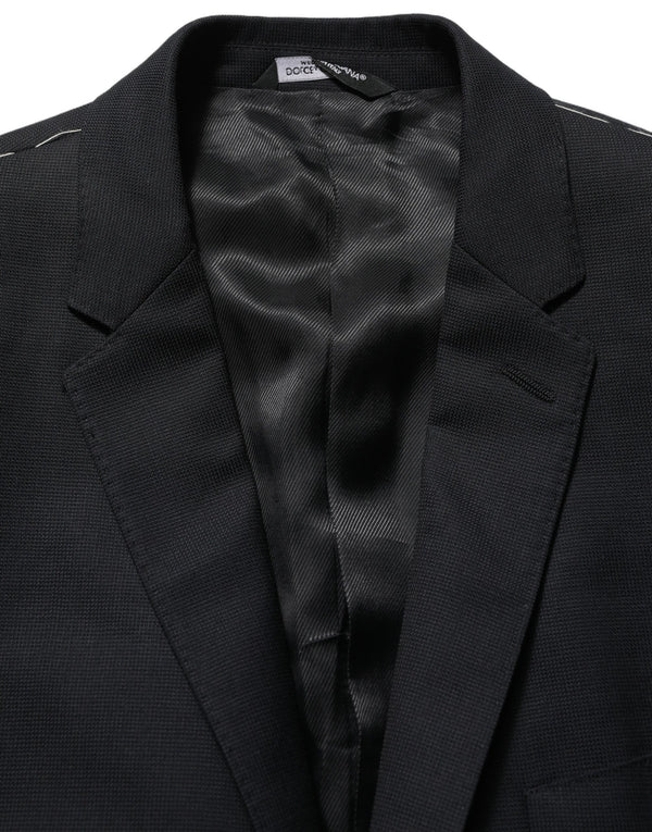 Dolce & Gabbana 100% Virgin Wool (shell) blazer in black