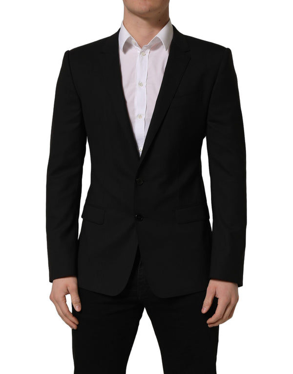 Dolce & Gabbana 97% Virgin Wool 3% Elastane; Lining: 70% Viscose 30% Cupro blazer in black
