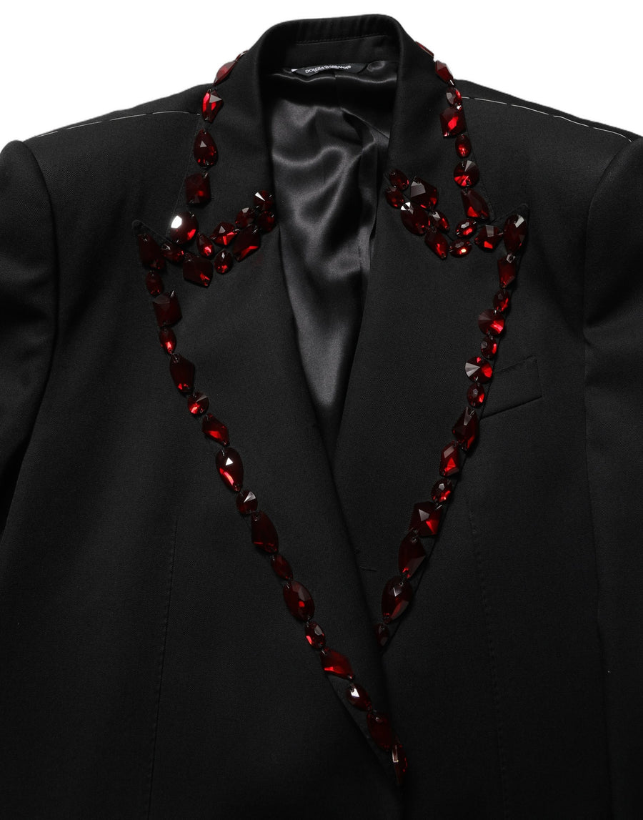 Dolce & Gabbana 94% Virgin Wool blazer in black
