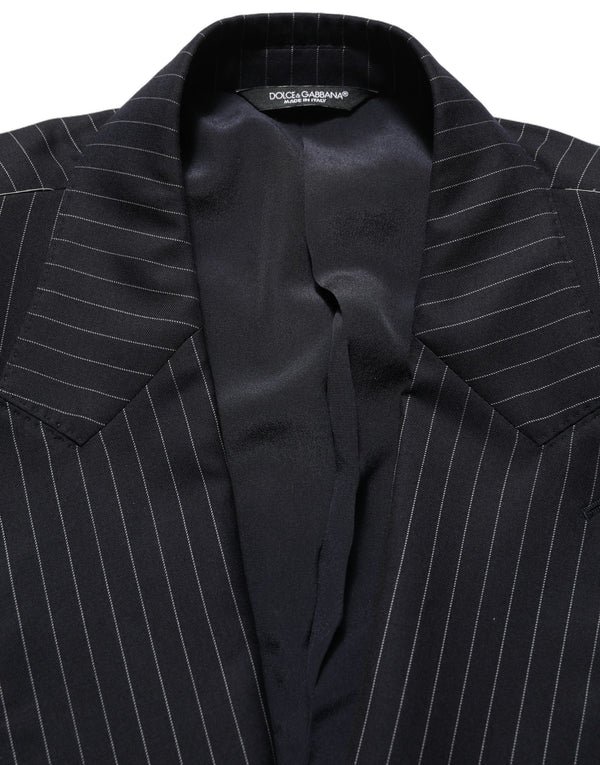 Dolce & Gabbana 85% Wool 15% Silk blazer in black
