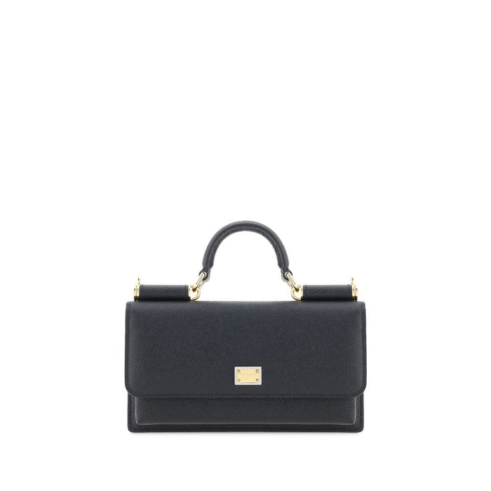 Black Calf Leather Bos Taurus Shoulder Bag