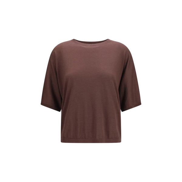 Brunello Cucinelli 70% Kashmir/capra Hircus sweater in purple