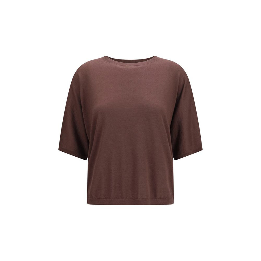 Brunello Cucinelli 70% Kashmir/capra Hircus sweater in purple