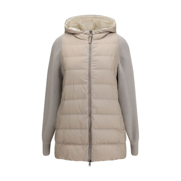 Brunello Cucinelli 100% Polyester down jacket in gray