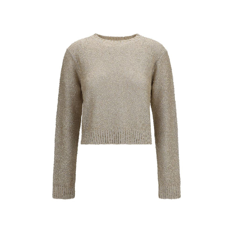 Brunello Cucinelli 60% Linen sweater in beige
