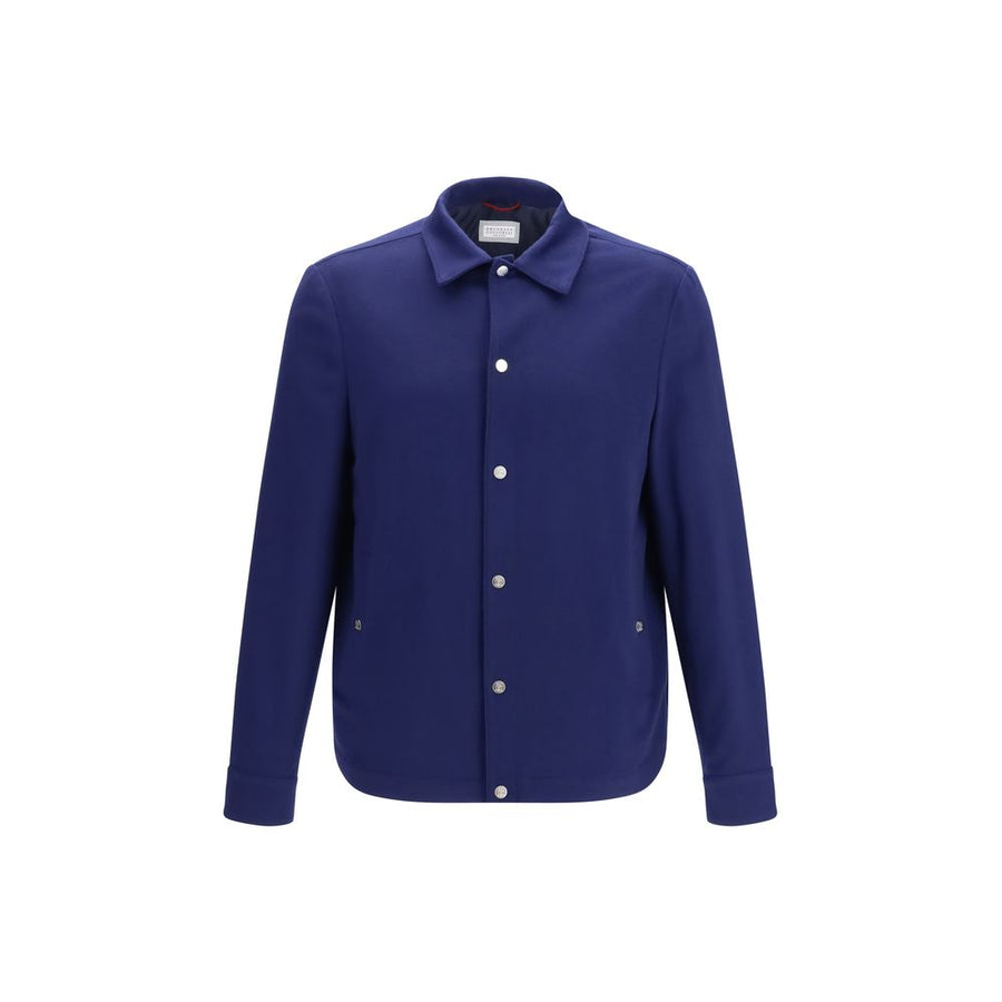 Brunello Cucinelli 100% Cashmere jacket in navy