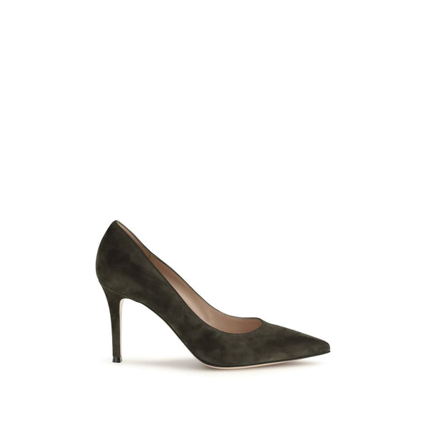Gianvito Rossi 100% Calf Leather Bos Taurus pump in black