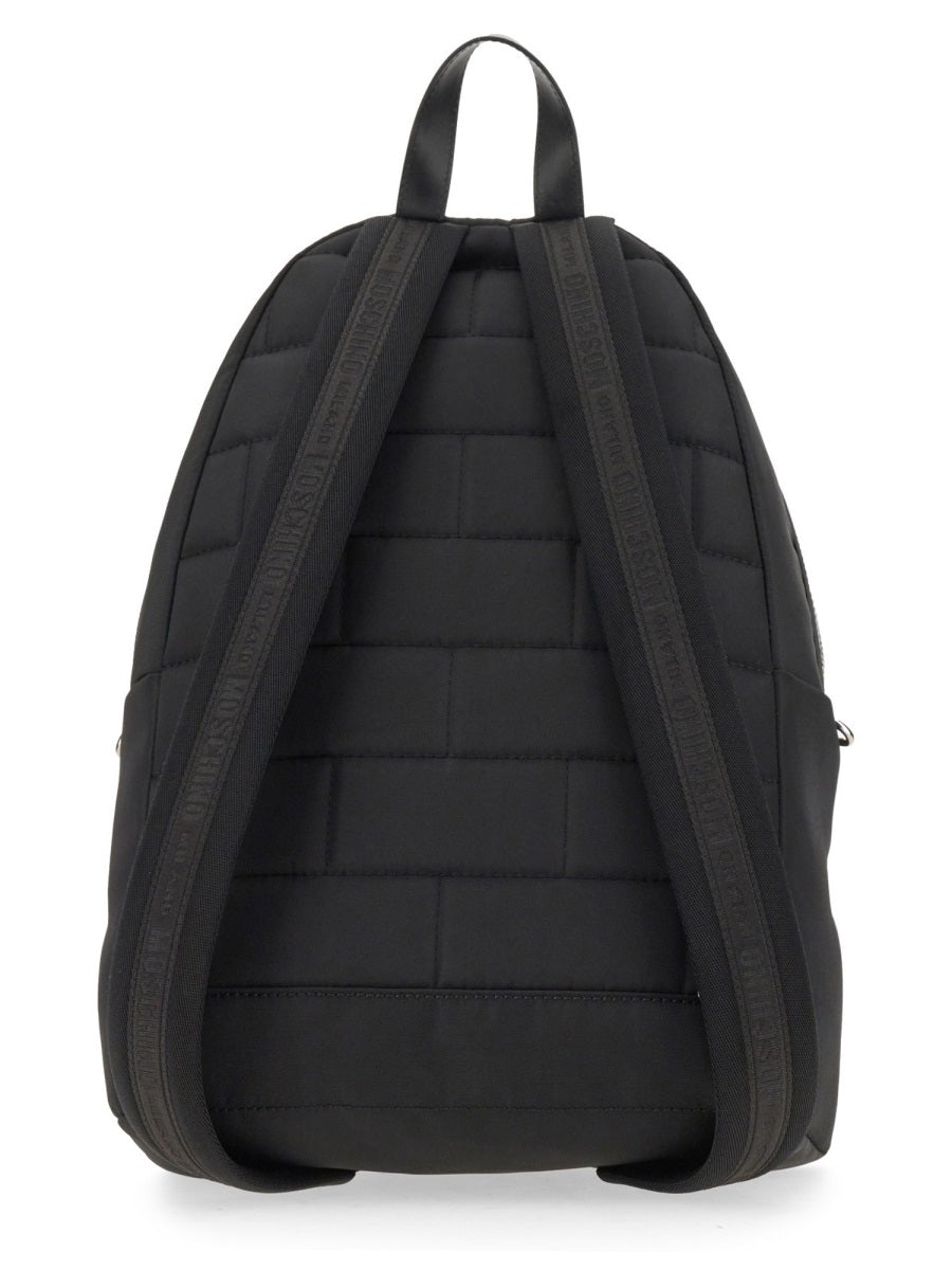 Large Black Backpack With Logo Polyester Backpacks