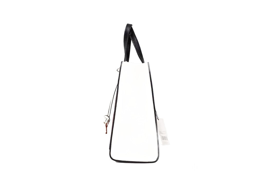 Marc Jacobs Grind Mini Pomegranate Colorblock Leather Tote Crossbody Handbag Gold