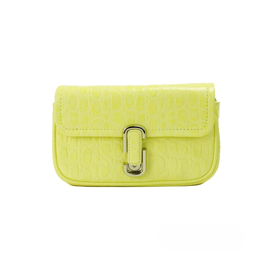 Marc Jacobs Leather crossbody bag in yellow