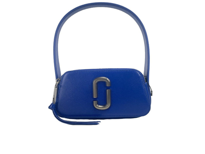 Marc Jacobs The Slingshot Leather Shoulder Bag Silver