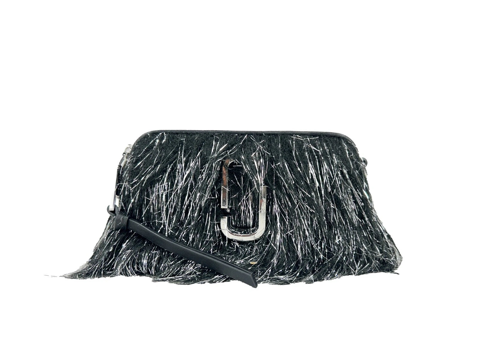 Marc Jacobs The Snapshot Creature Crossbody Bag Silver Leather