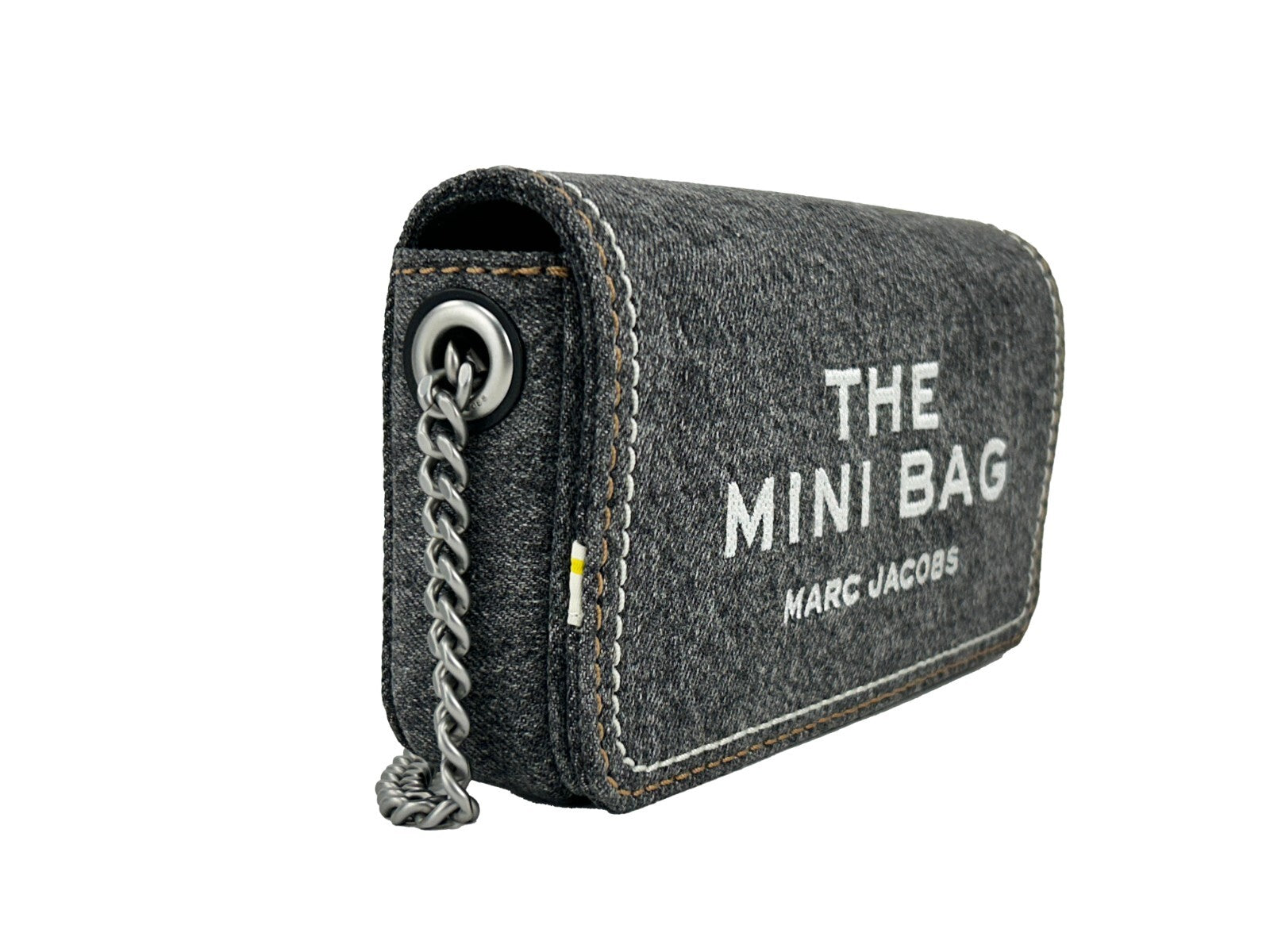 Marc Jacobs The Denim Chain Mini Bag - Black Wash Silver