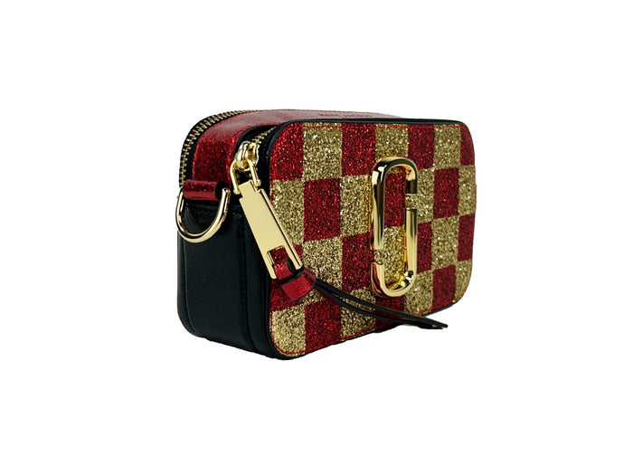 Marc Jacobs The Snapshot Crossbody Bag Gold Leather