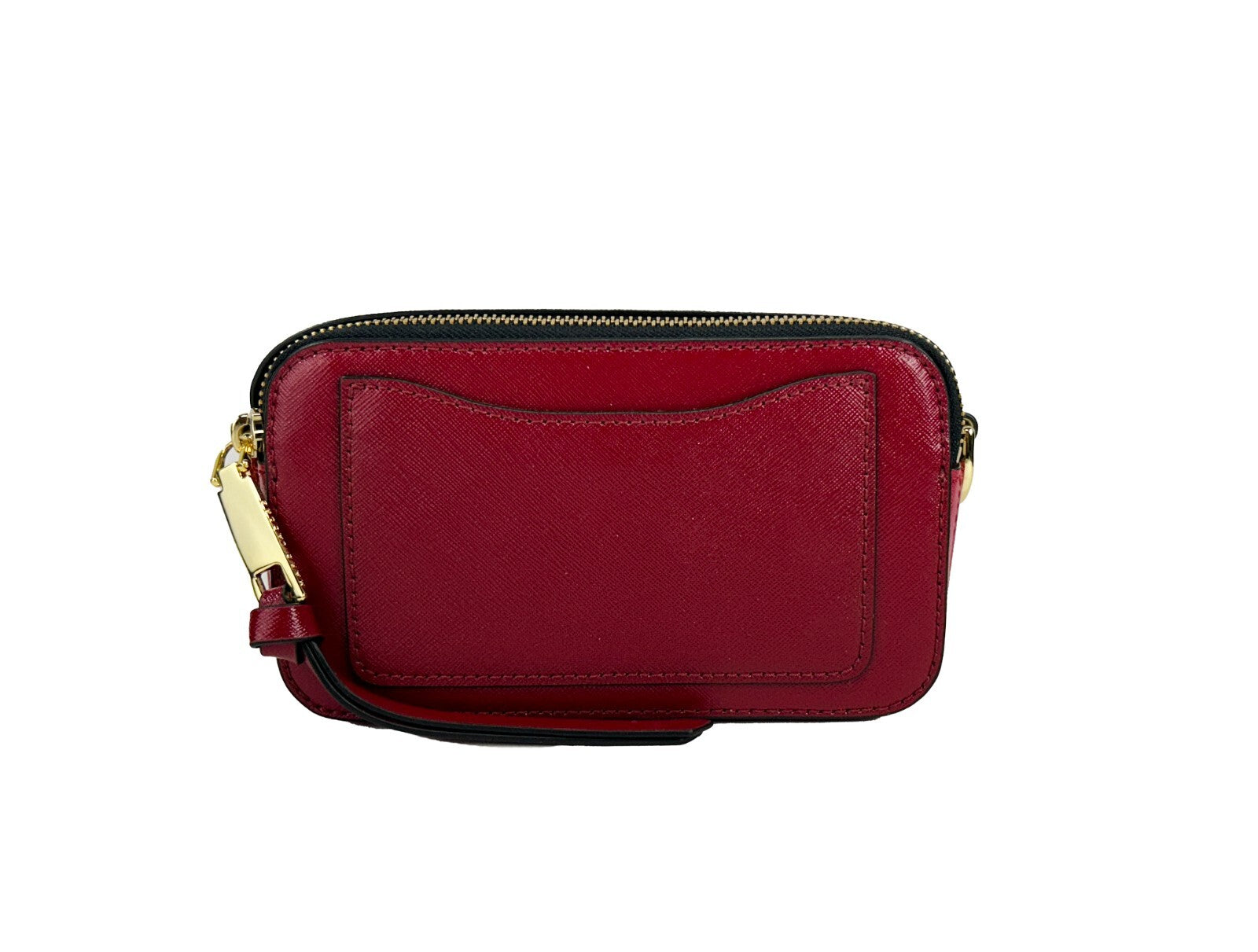 Marc Jacobs Snapshot Leather Shoulder Bag - Red Multi Gold
