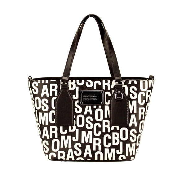 Marc Jacobs Saffiano leather tote bag in black