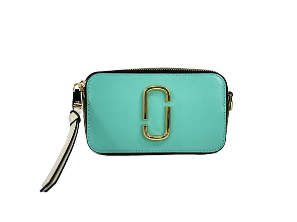 Marc Jacobs Leather crossbody bag in turquoise
