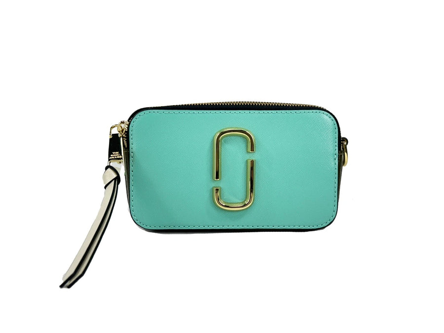 Marc Jacobs Leather crossbody bag in turquoise
