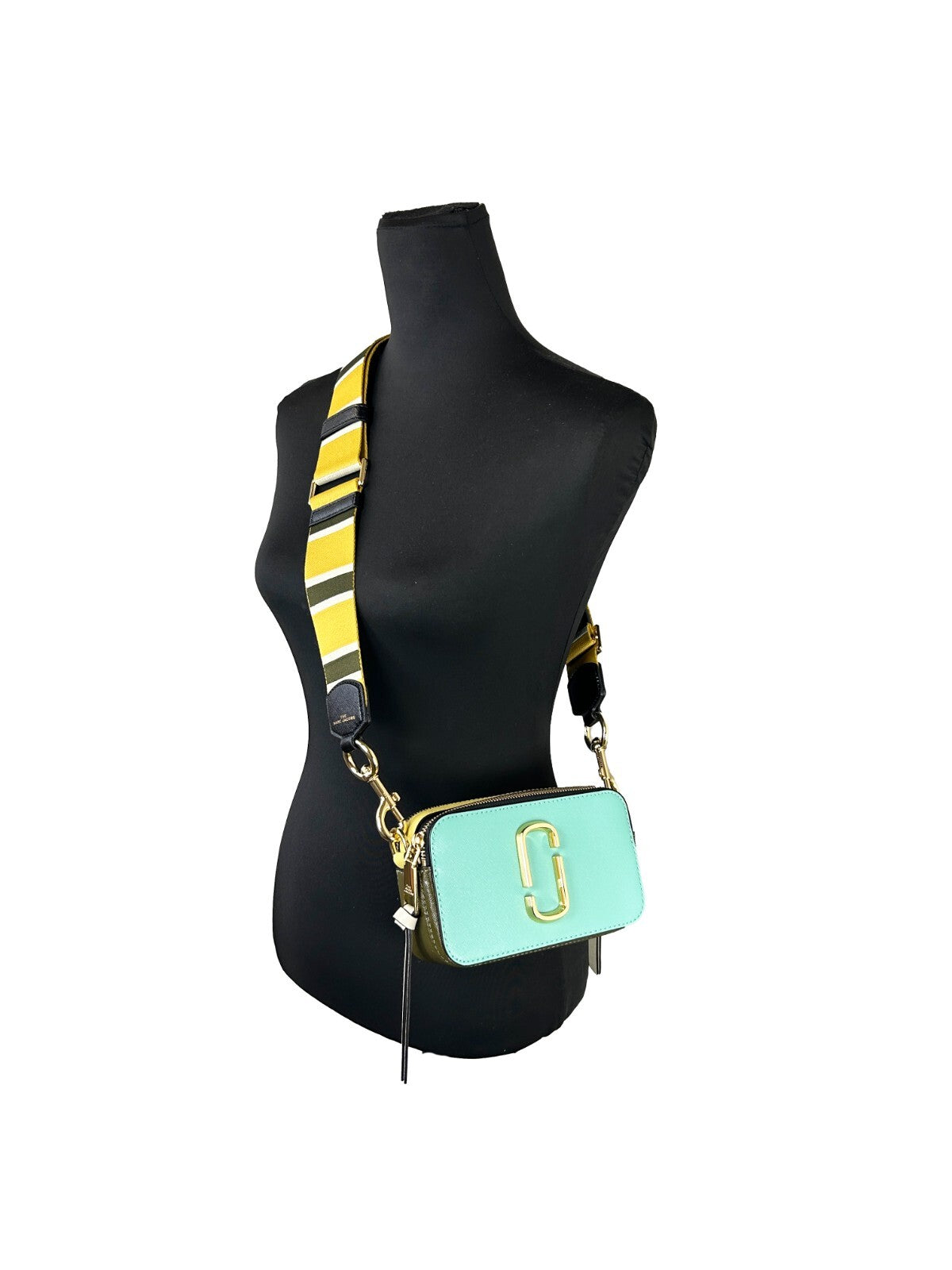 Marc Jacobs The Snapshot Crossbody Bag Gold Leather