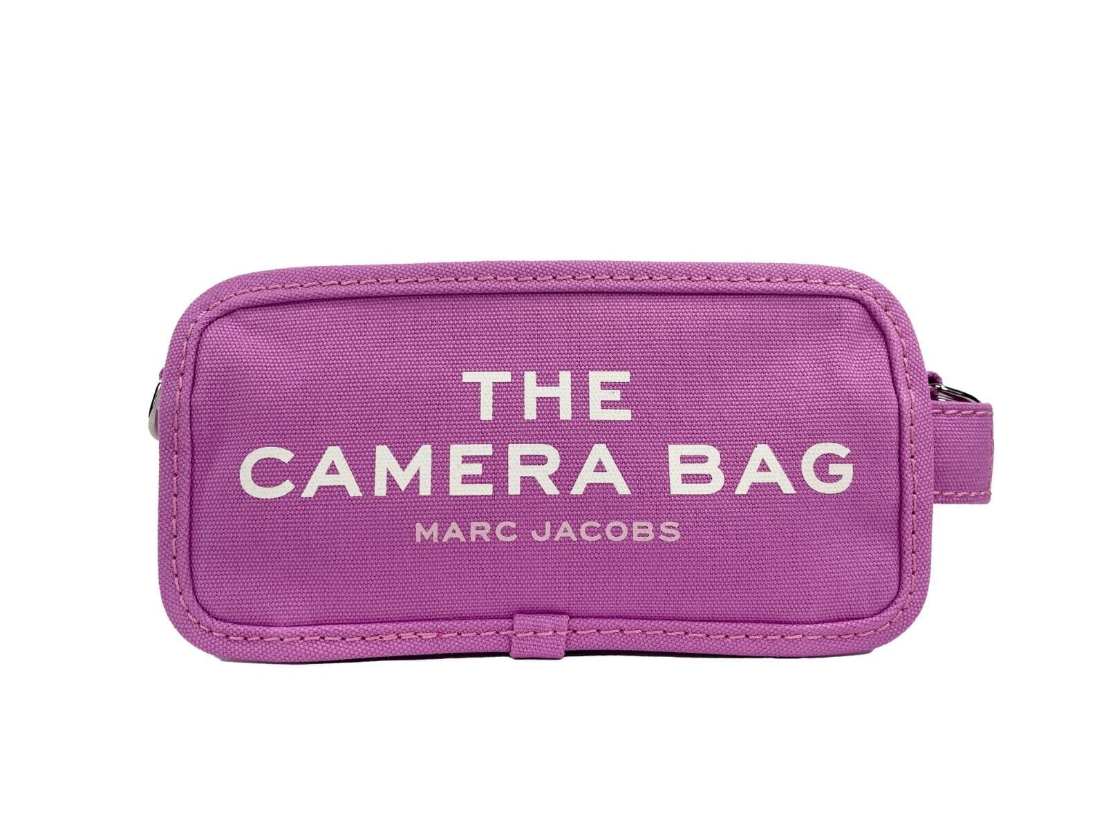 Marc Jacobs The Camera Bag Canvas Crossbody Silver