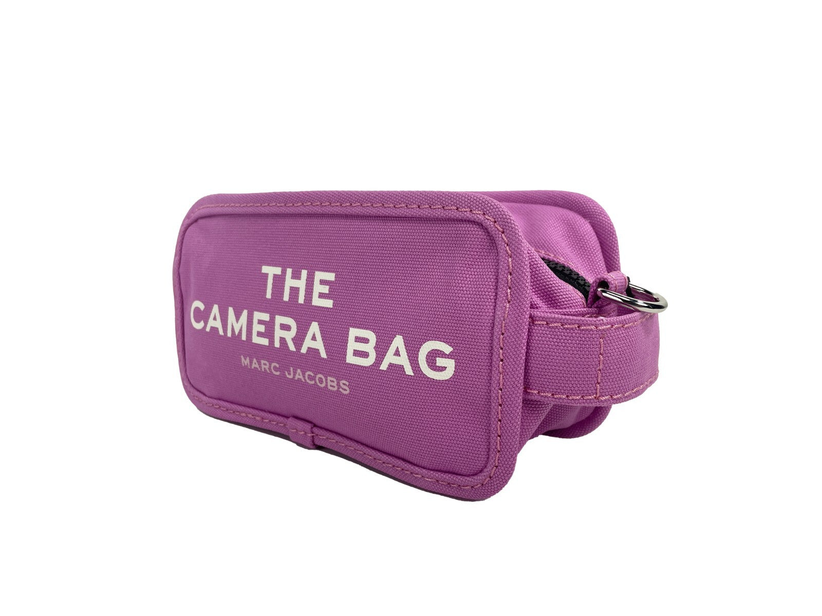Marc Jacobs The Camera Bag Canvas Crossbody Silver