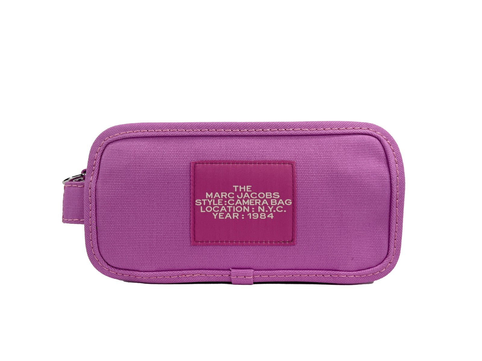 Marc Jacobs The Camera Bag Canvas Crossbody Silver