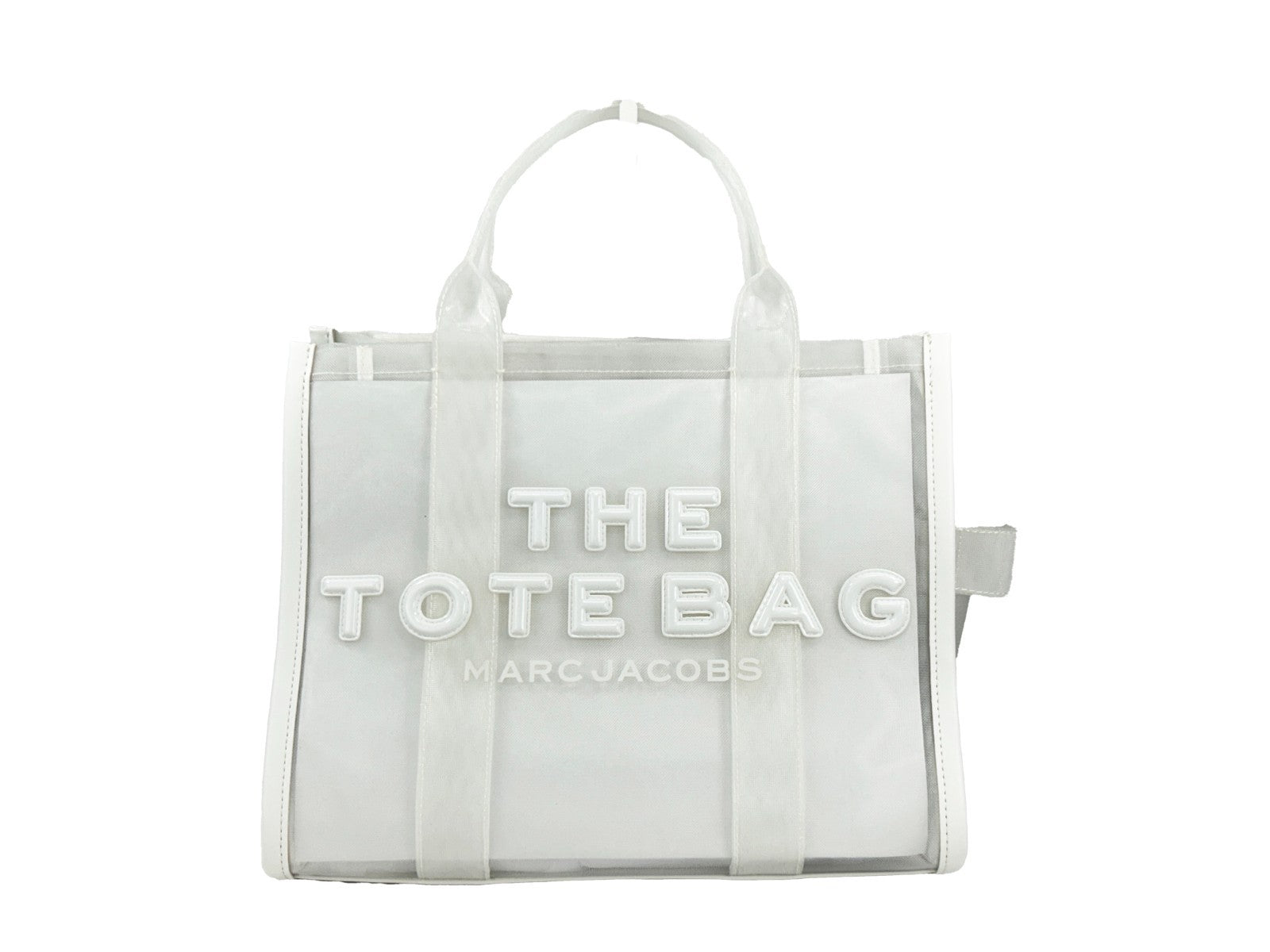 Marc Jacobs Mesh Medium The Tote Bag Silver