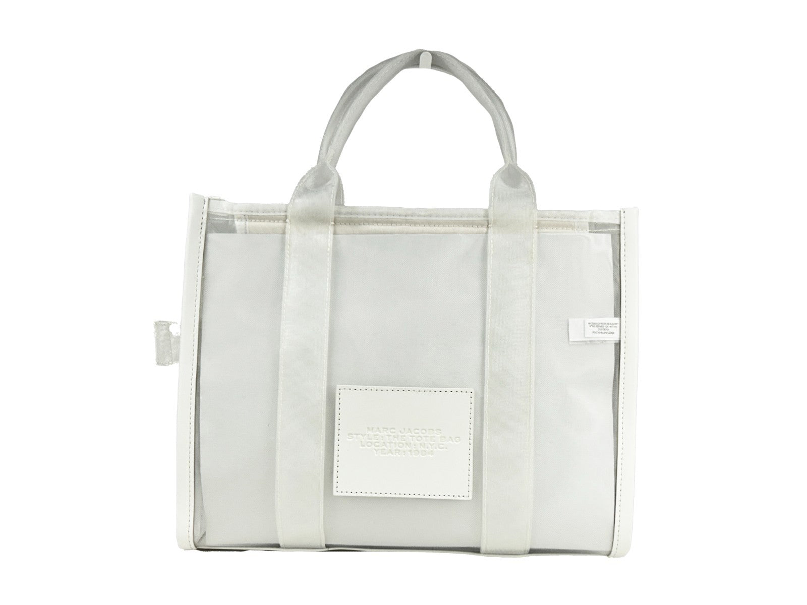 Marc Jacobs Mesh Medium The Tote Bag Silver