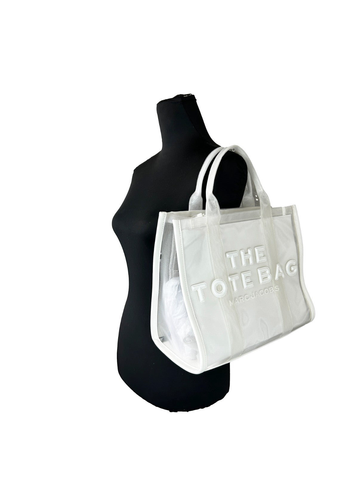 Marc Jacobs Mesh Medium The Tote Bag Silver
