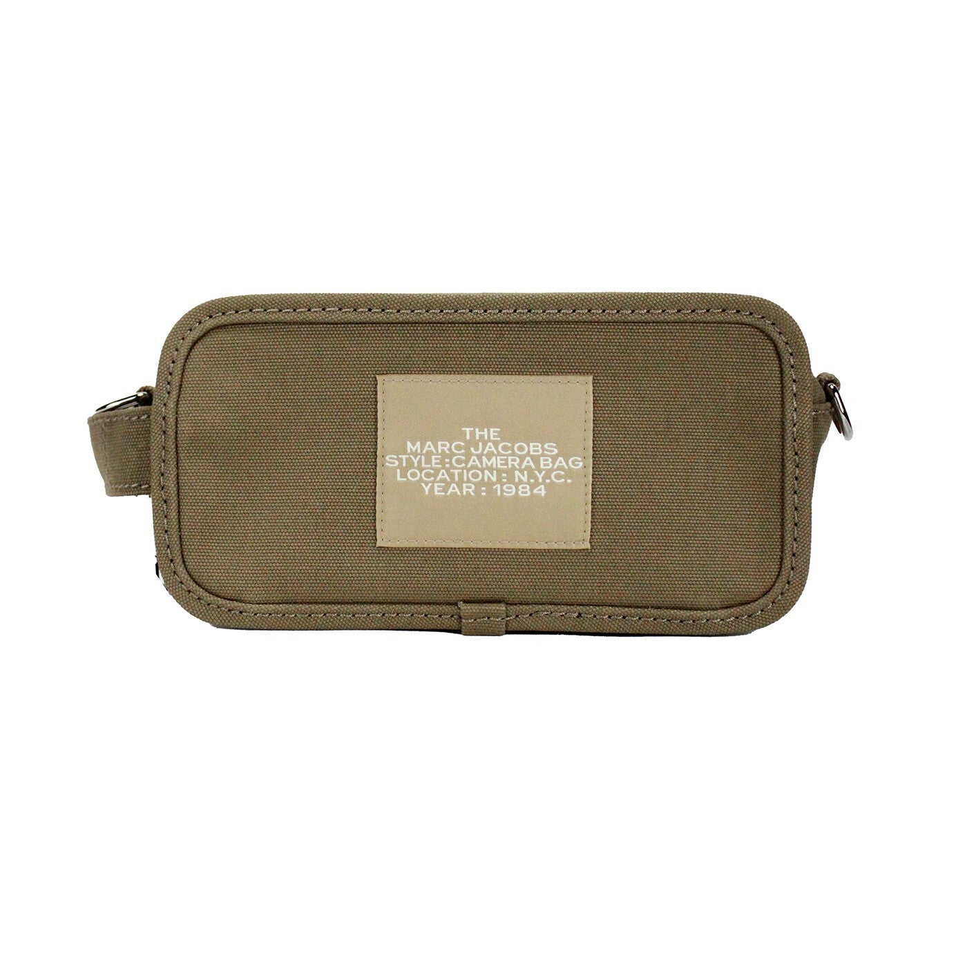 Marc Jacobs M0017040-372 Womens The Camera Bag Slate Green One Size Silver Canvas