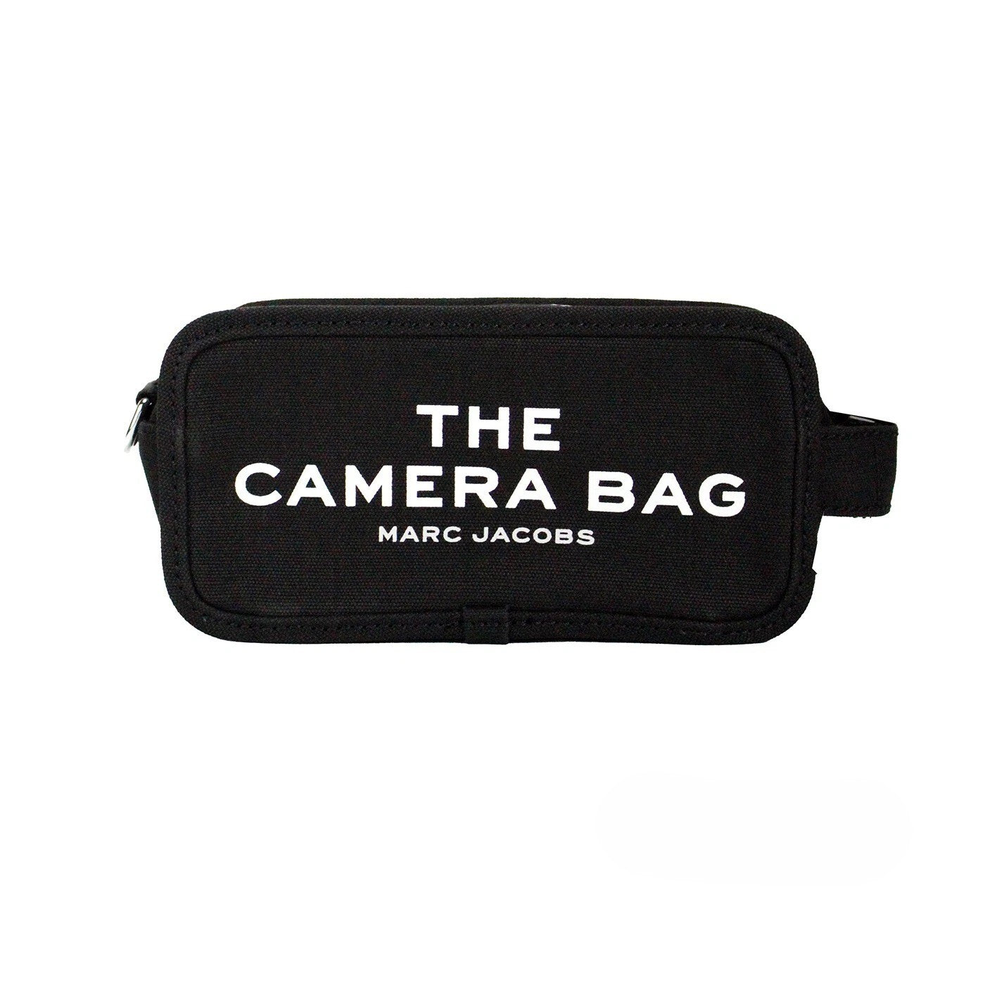 Marc Jacobs The Camera Bag Black Canvas Crossbody Silver