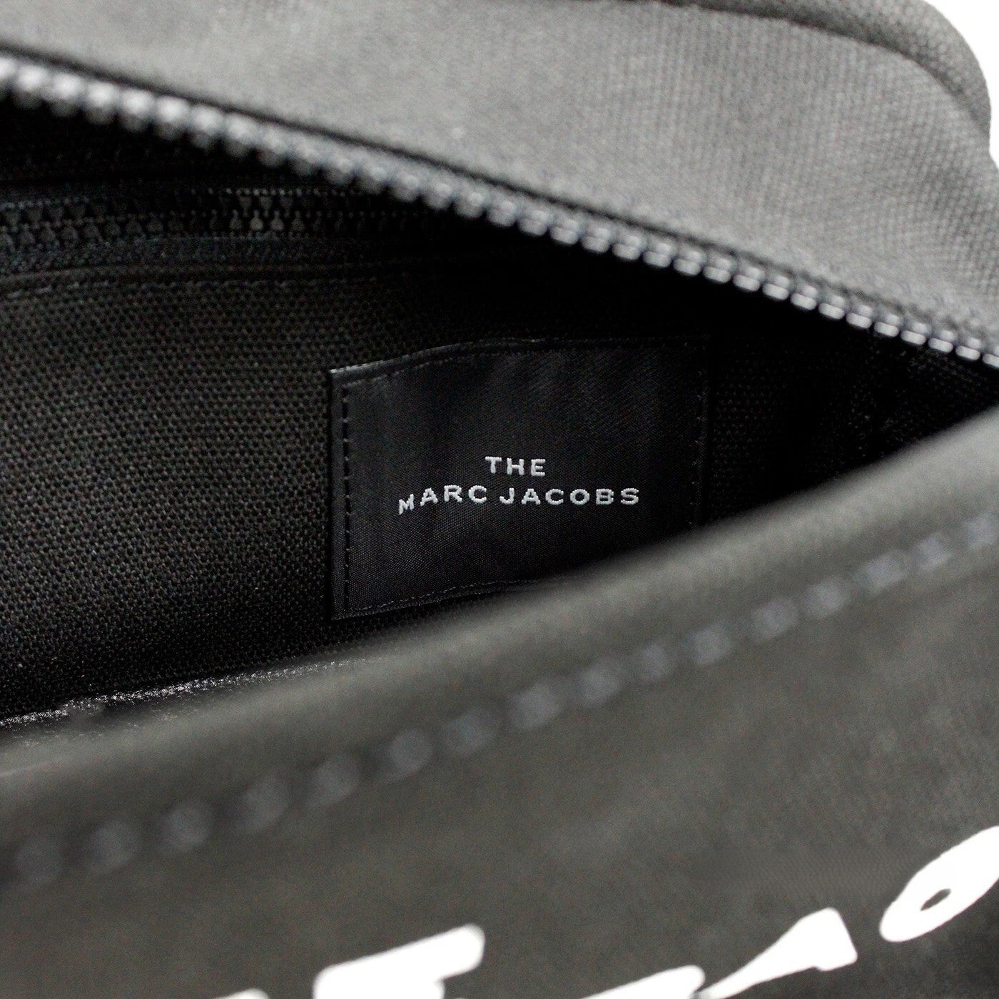 Marc Jacobs The Camera Bag Black Canvas Crossbody Silver