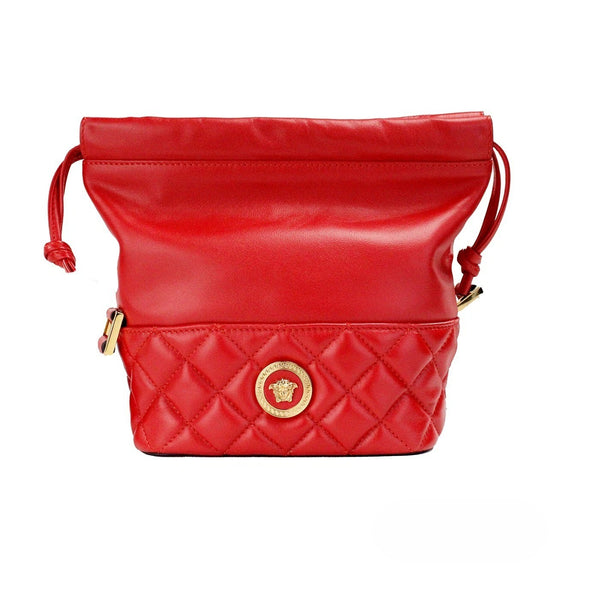Versace Smooth Leather crossbody bag in red