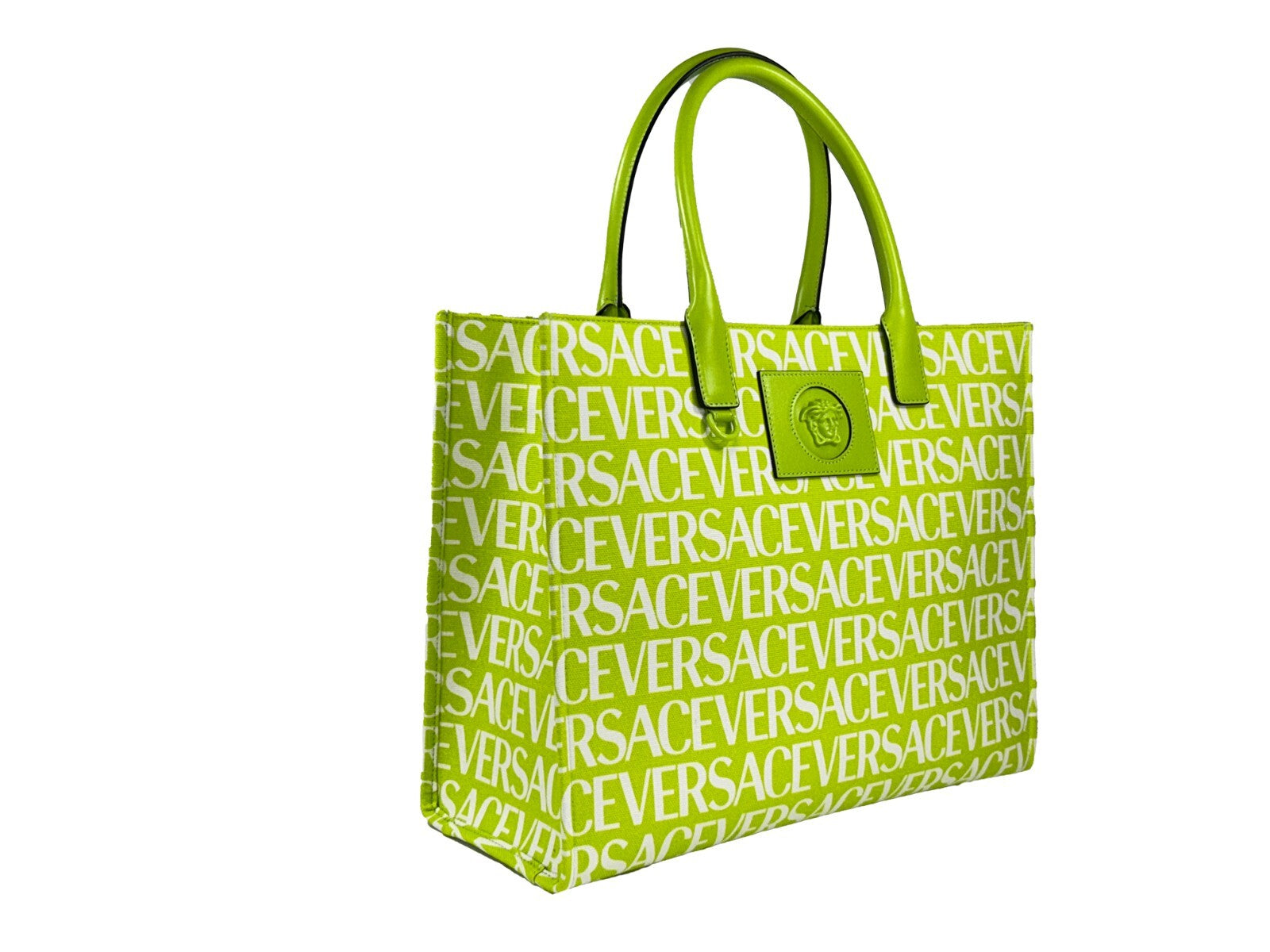 Versace Medusa Large Canvas Tote Bag Gold