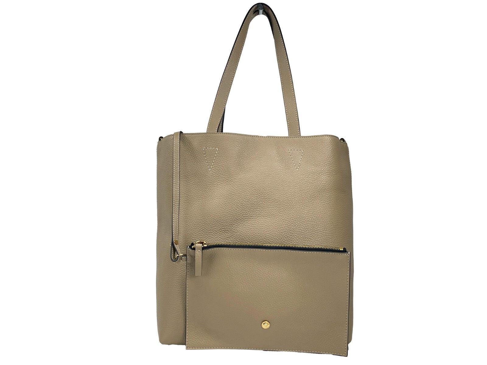 Versace Medusa Large Leather Tote Bag With Pouch Gold