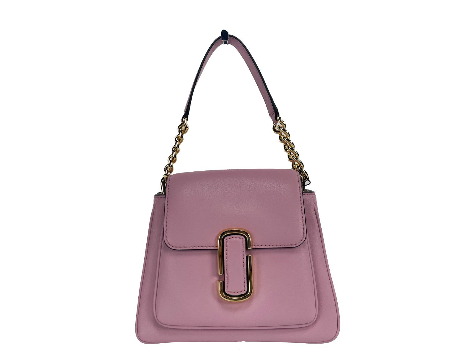 Marc Jacobs The J Mini Chain Satchel Bag Crossbody Gold Leather