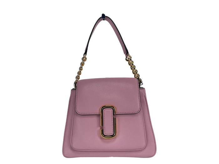 Marc Jacobs The J Mini Chain Satchel Bag Crossbody Gold Leather