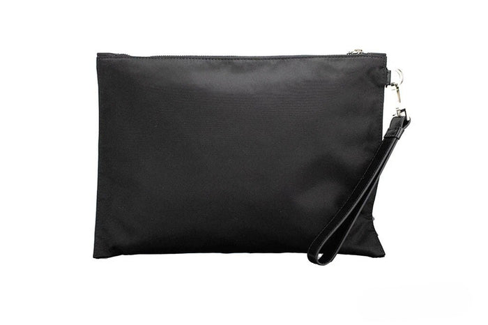 Versace Nylon clutch in black — view 2