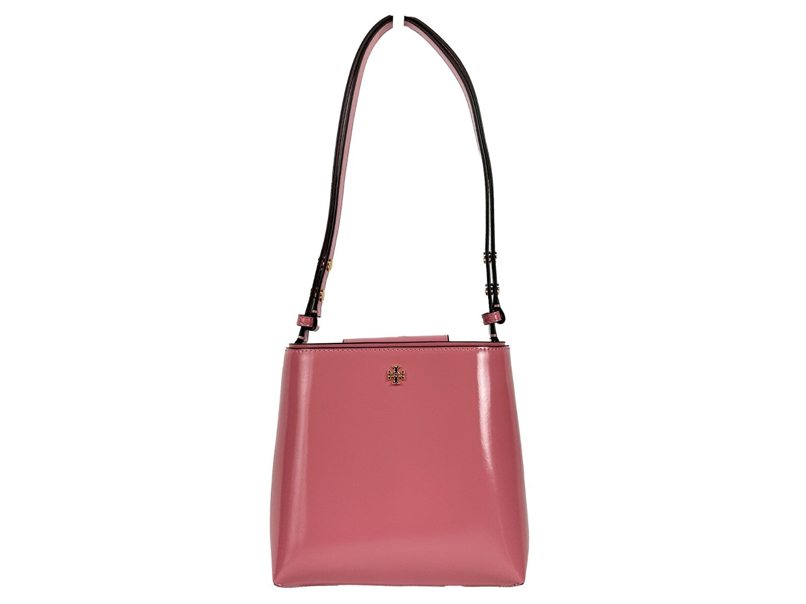 Tory Burch Patent Leather bucket bag in pink