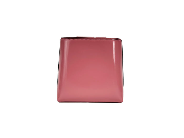 Tory Burch Patent Leather bucket bag in pink — view 2