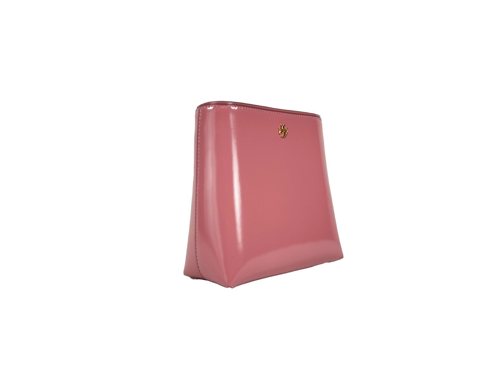 Tory Burch Patent Leather bucket bag in pink — view 3