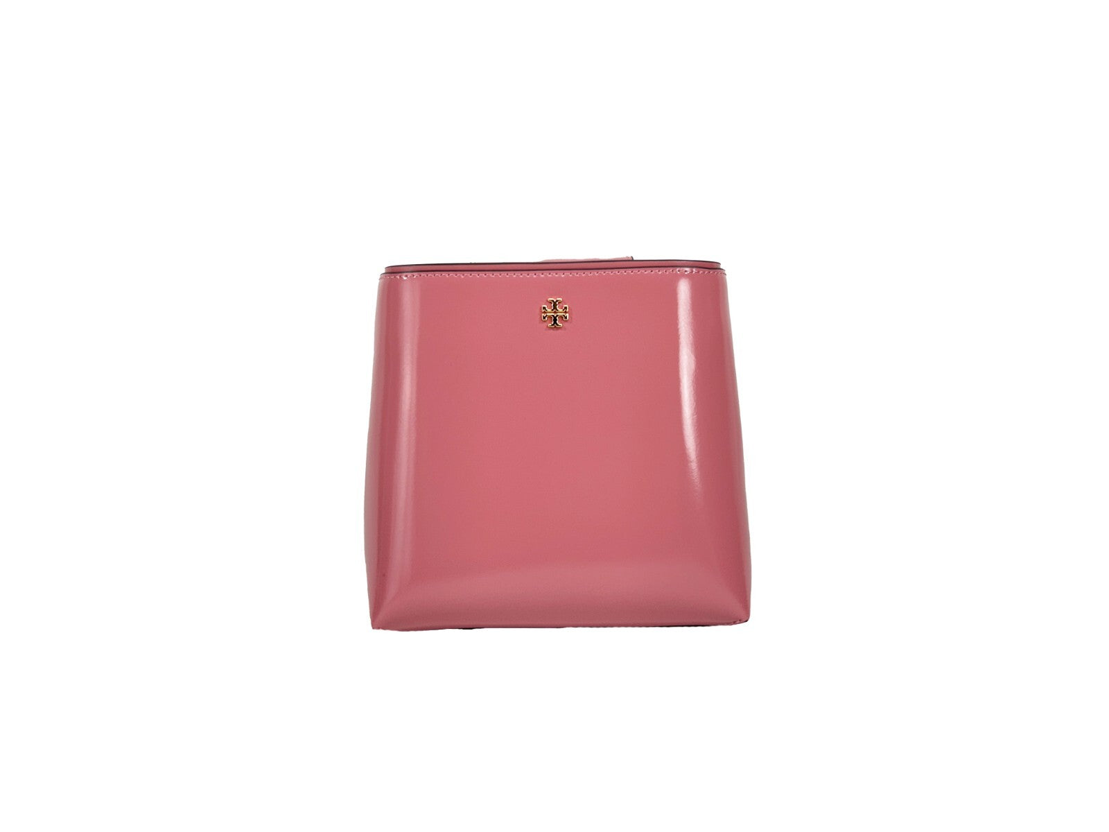 Tory Burch Patent Leather bucket bag in pink — view 4
