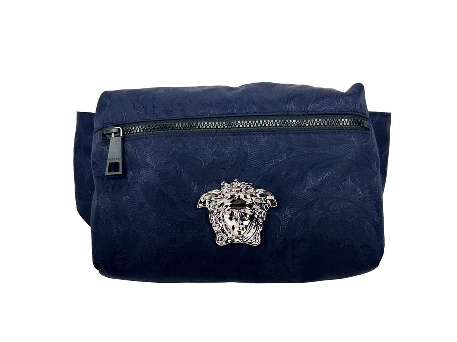 Versace Nylon belt bag in navy