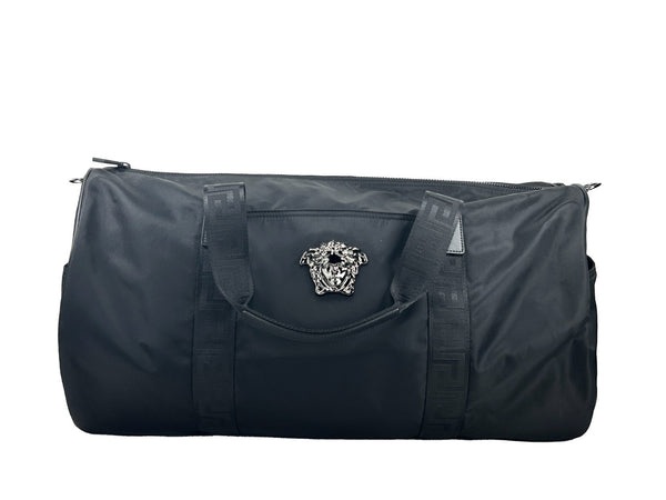 Versace Nylon duffle bag in black