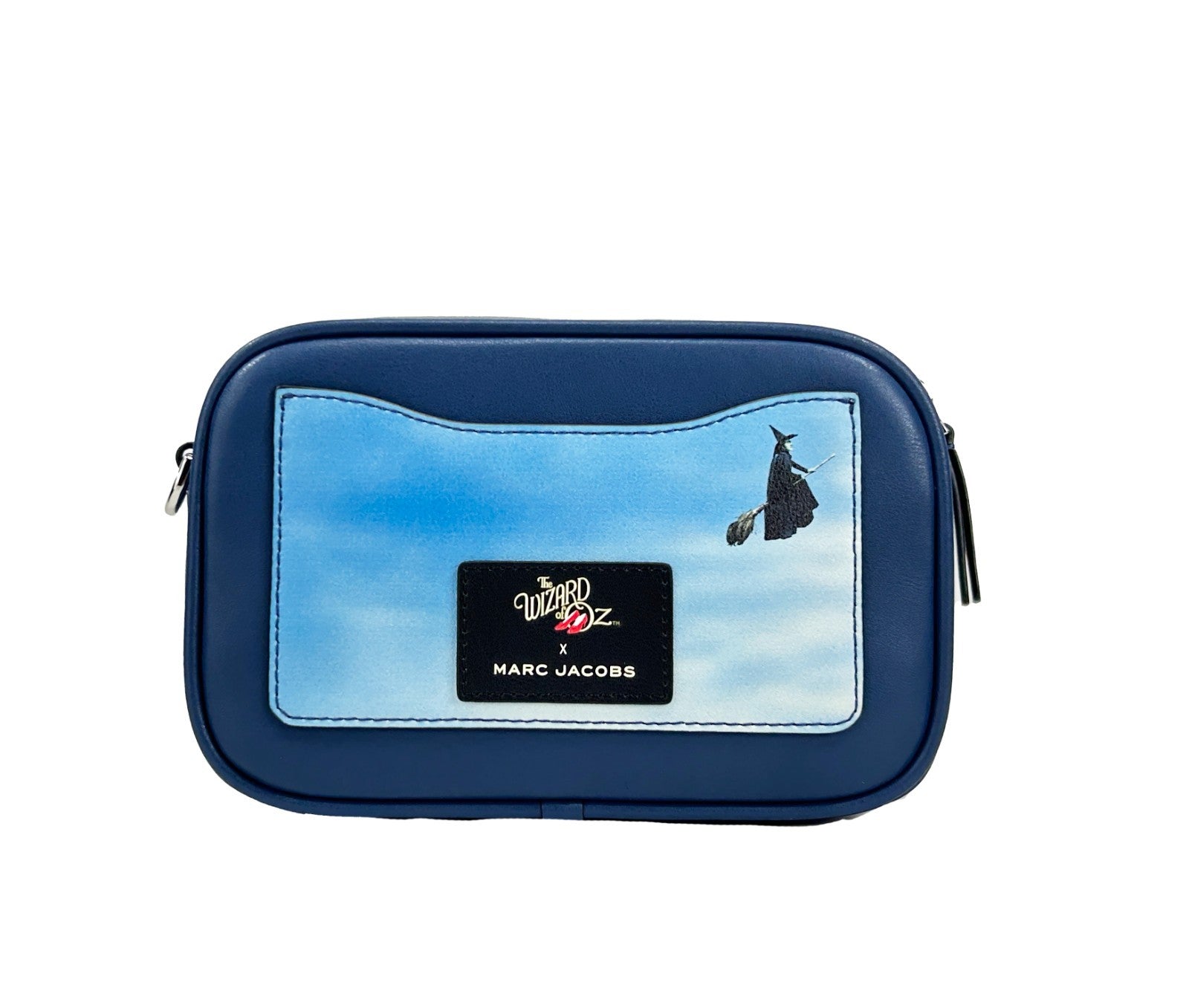 Marc Jacobs Flash Wizard Of Oz Surrender Camera Bag Crossbody Silver Leather