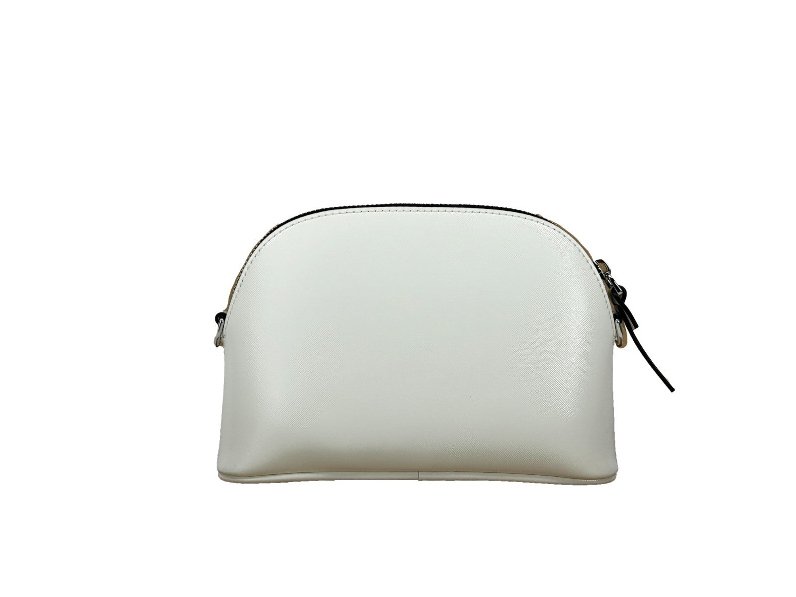 Marc Jacobs Small Leather Dome Crossbody Bag Silver
