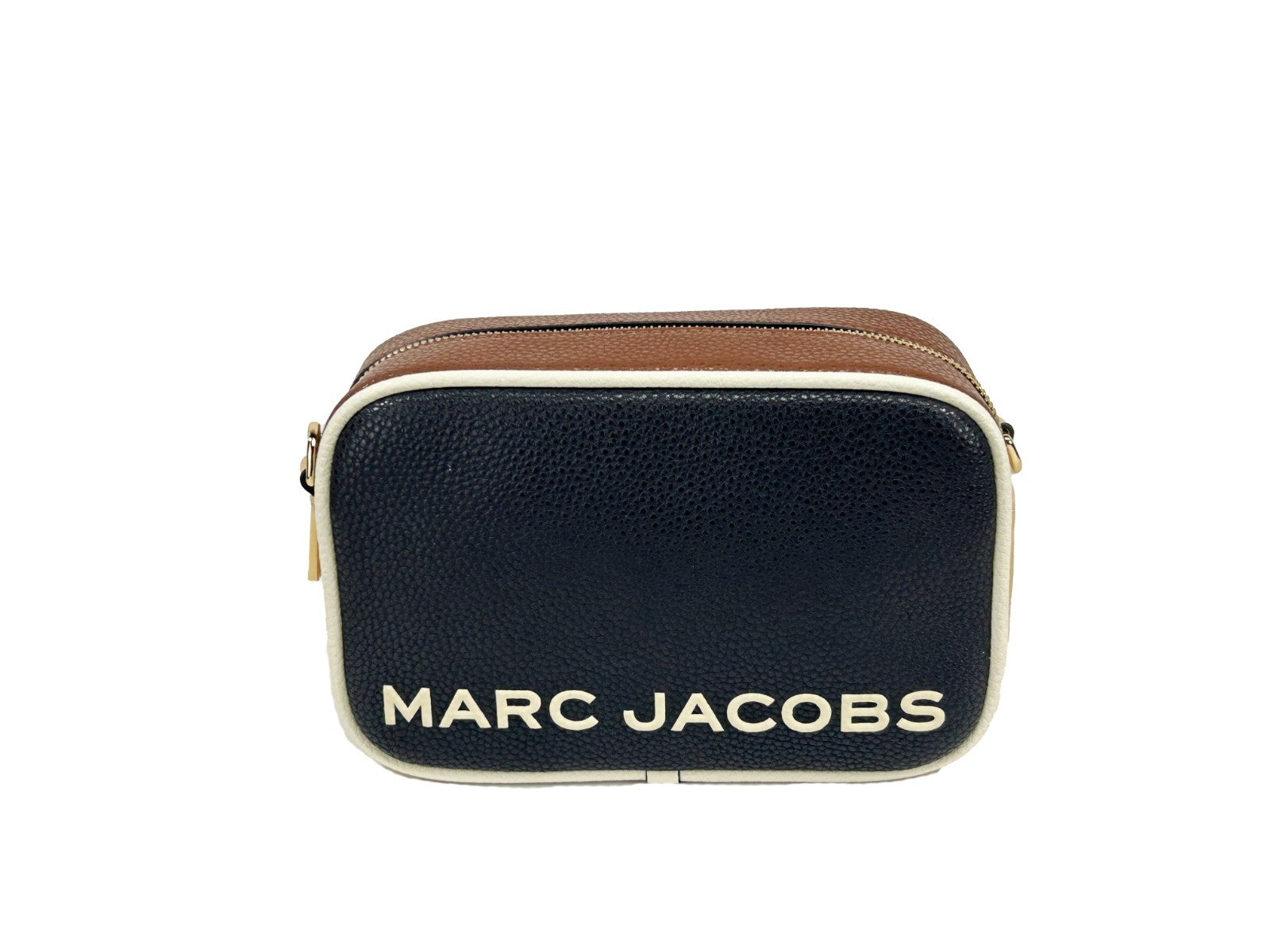 Marc Jacobs Flash Leather Camera Crossbody Bag Gold