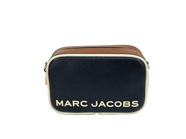 Marc Jacobs Leather crossbody bag in navy