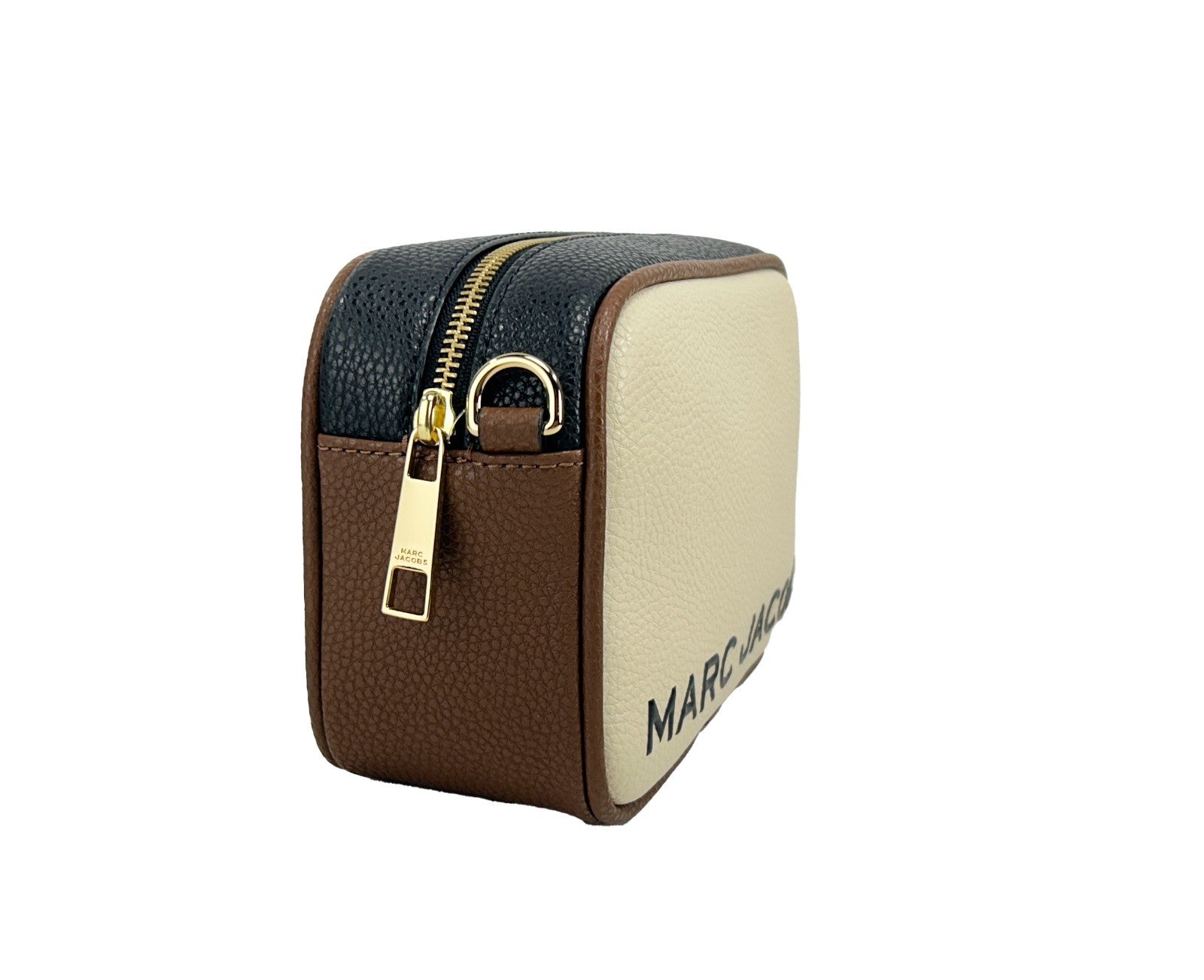 Marc Jacobs Flash Leather Camera Crossbody Bag Gold