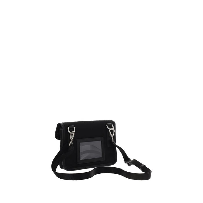 Prada 100% Recycled Polyamide wallet in black — view 2